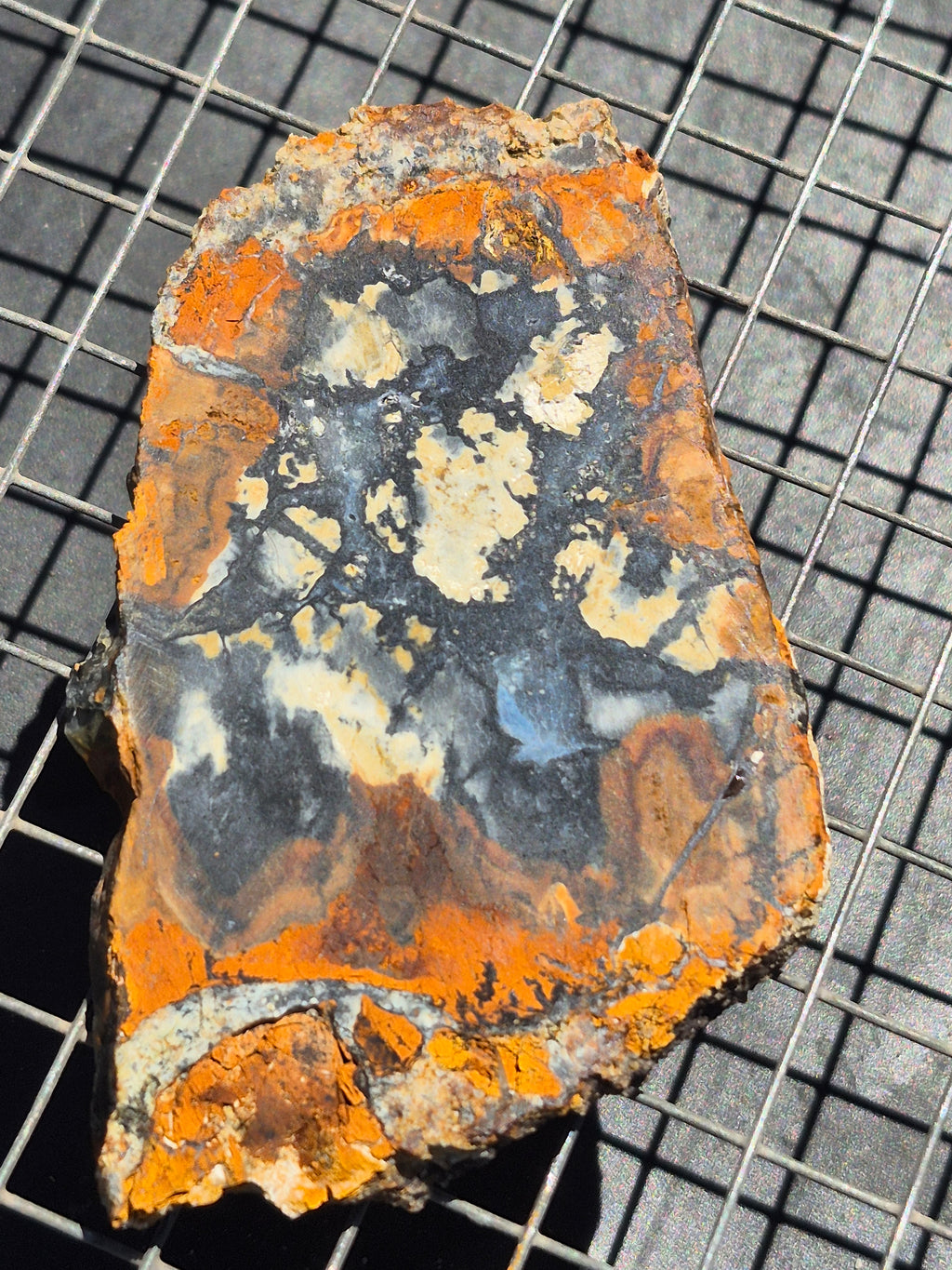 Anderson Reservoir Possible Brecciated Magnesite/Chalcedony and Iron Oxides